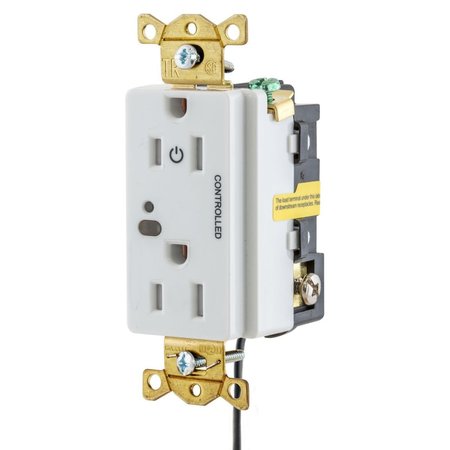 HUBBELL WIRING DEVICE-KELLEMS Automatic Receptacle Control HBL5262LC1W HBL5262LC1W